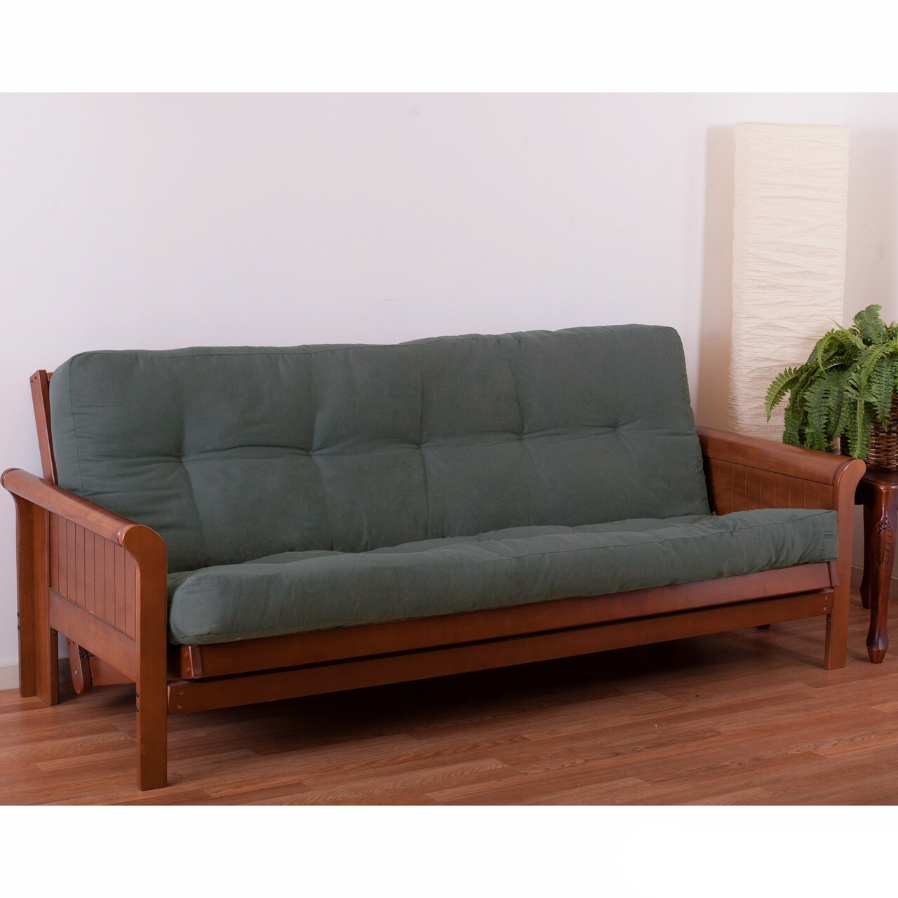 Blazing Needles Renewal 5-inch Twill Full-size Futon Mattress - Steel Grey - Steel Grey